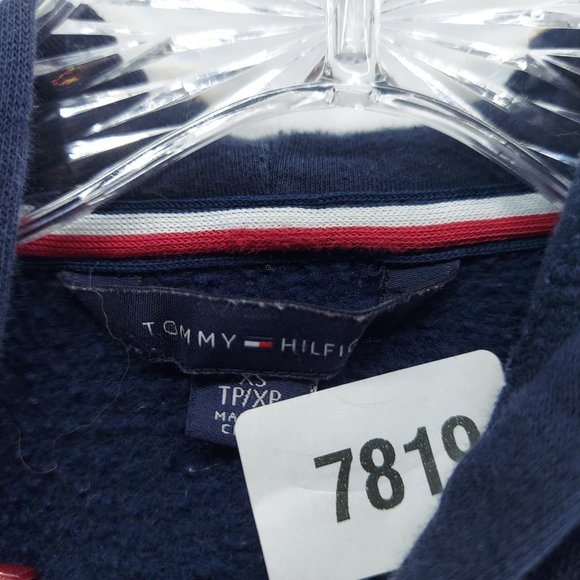 Tommy Hilfiger color block full zip hooded sweatshirt sweater XS - Picture 3 of 8